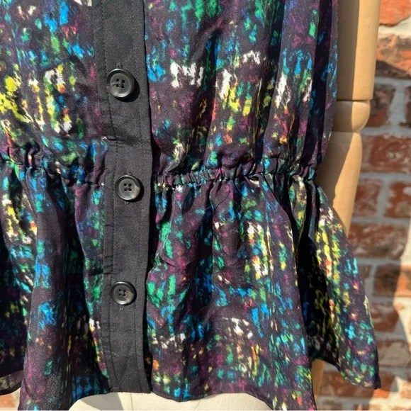 Derek Lam for DesignNation printed tank top with black trim / S / Excellent cond - Picture 13 of 17